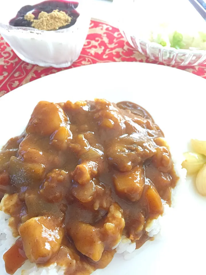 間も無く82歳になる母の美味しい手作り中辛カレーライス🍛|ま〜てぃんさん