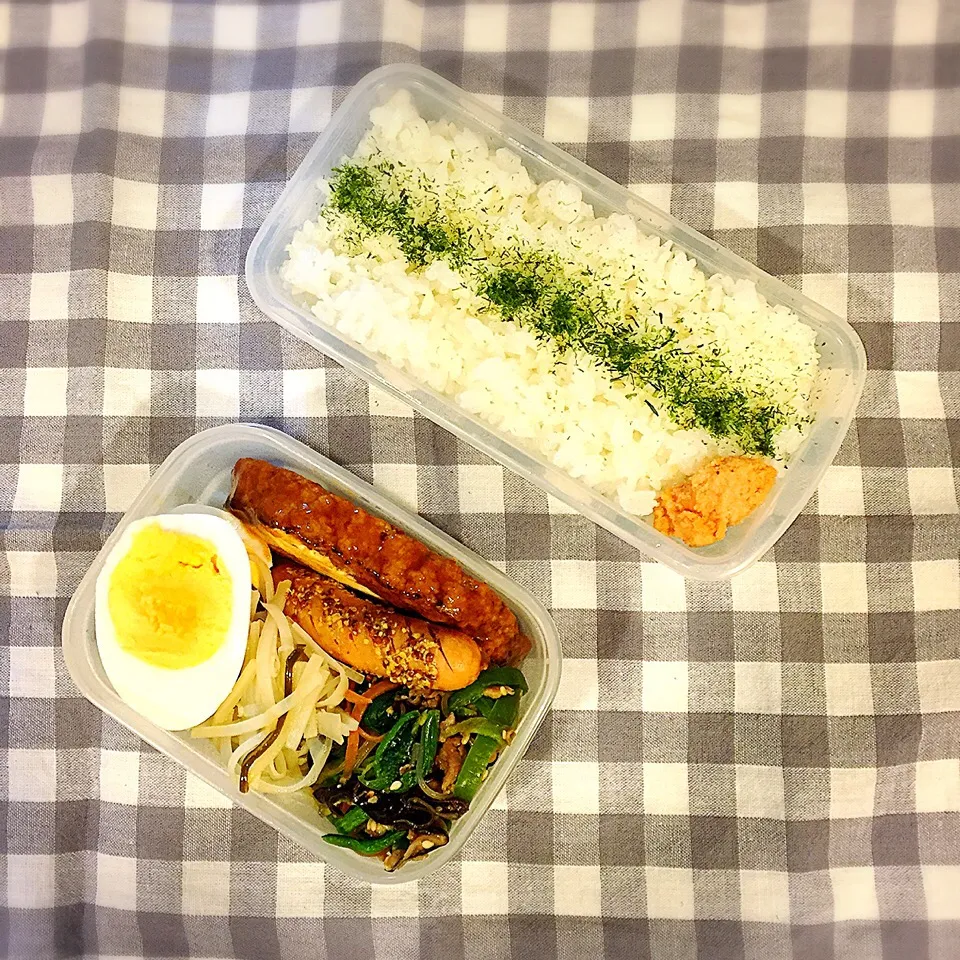 Snapdishの料理写真:ハンバーグ弁当|あーしょかぽんさん