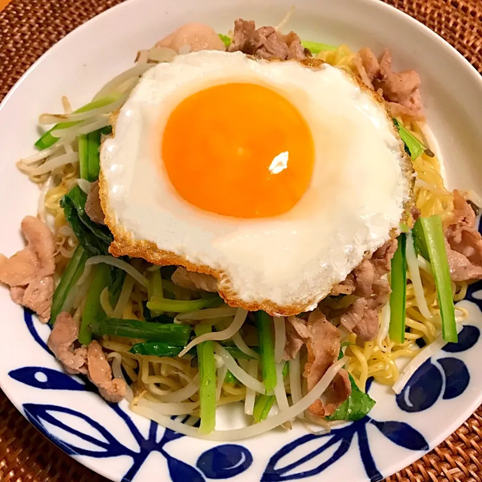 もやしと小松菜の焼きそば|chacoさん