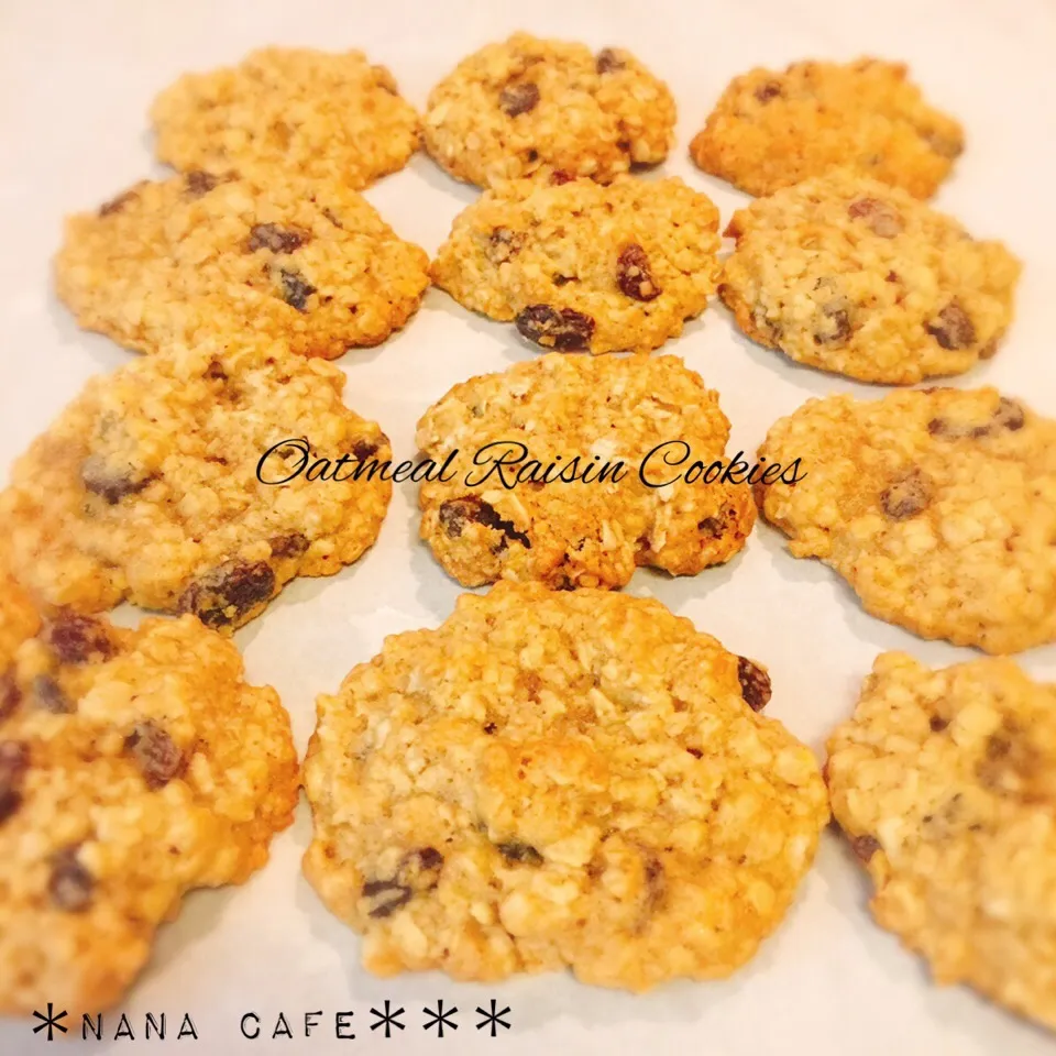 ✨Oatmeal Raisin Cookies✨
オートミール レーズン クッキー|🌸Emery Mさん