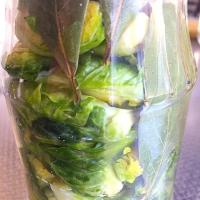 ザワークラウト 芽キャベツで♡