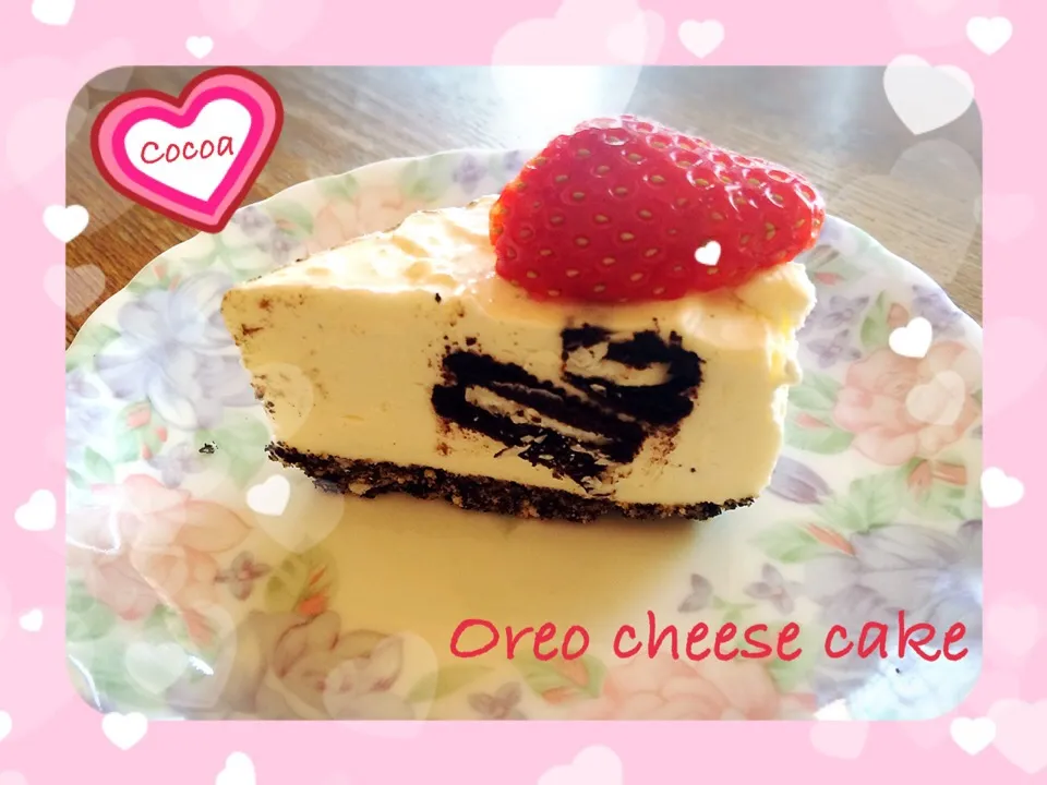 Snapdishの料理写真:くららさんの料理 オレオチーズケーキ❤|cocoaさん