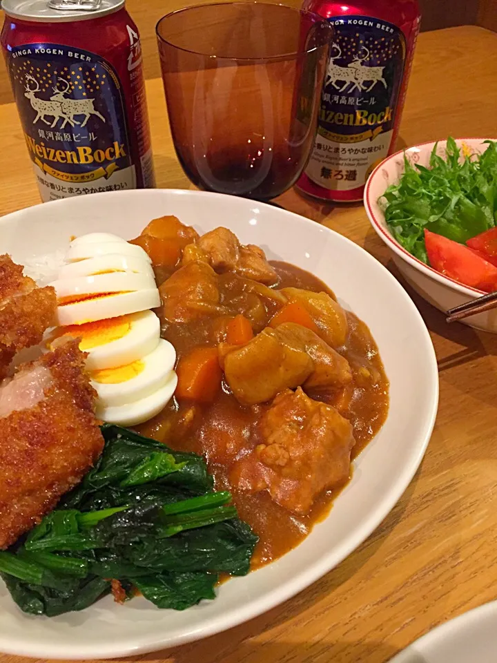 チキンカツカレー🍛|hiromiさん