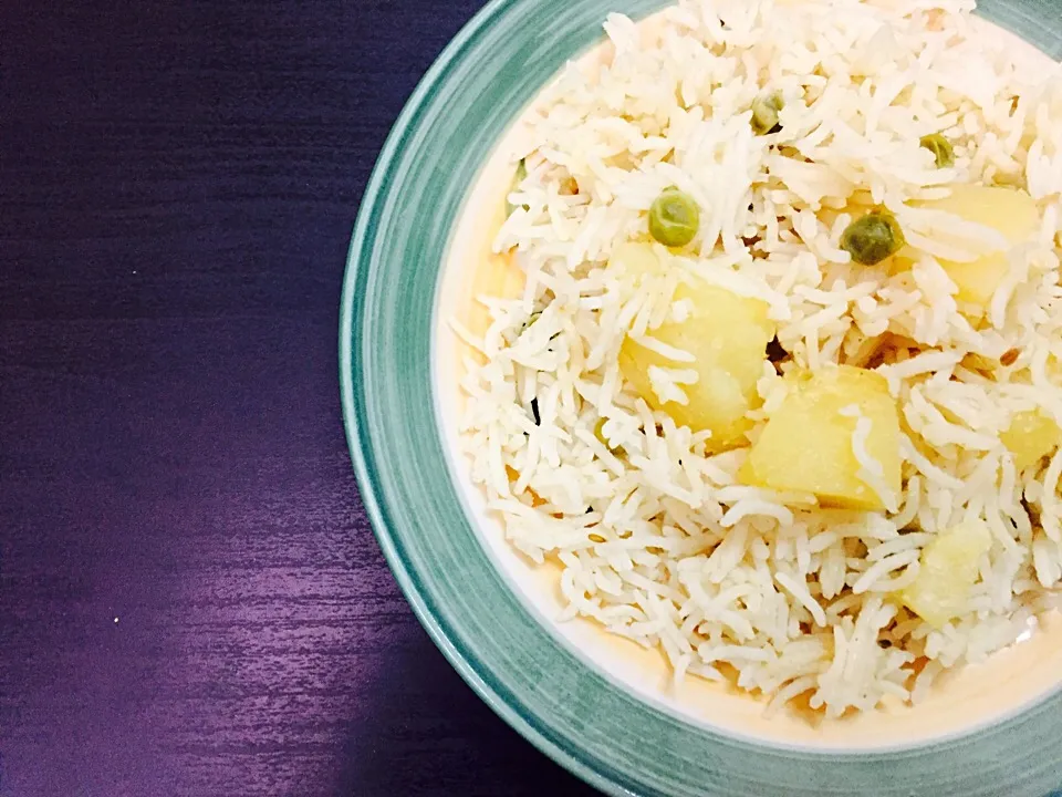 Potato and peas pilau rice|Fatima Sameena Sharifさん