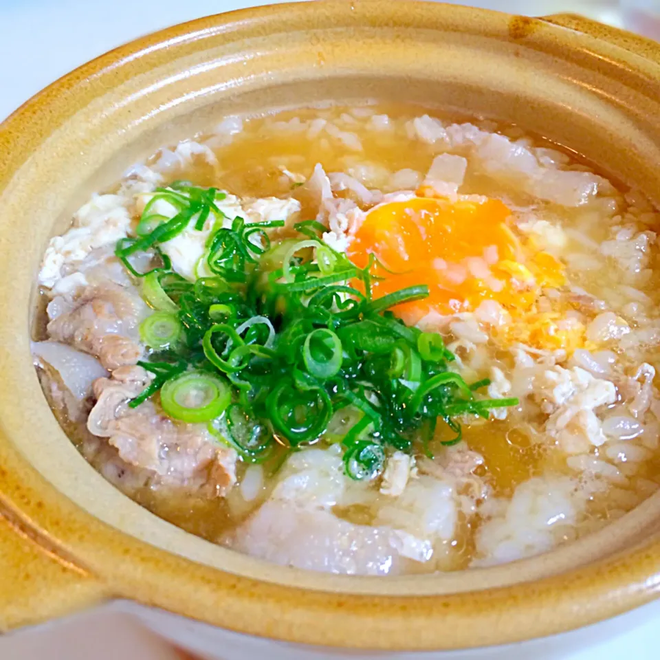 肉吸いぶっかけごはん🍚たまご入り◡̈♡！|さくらさん