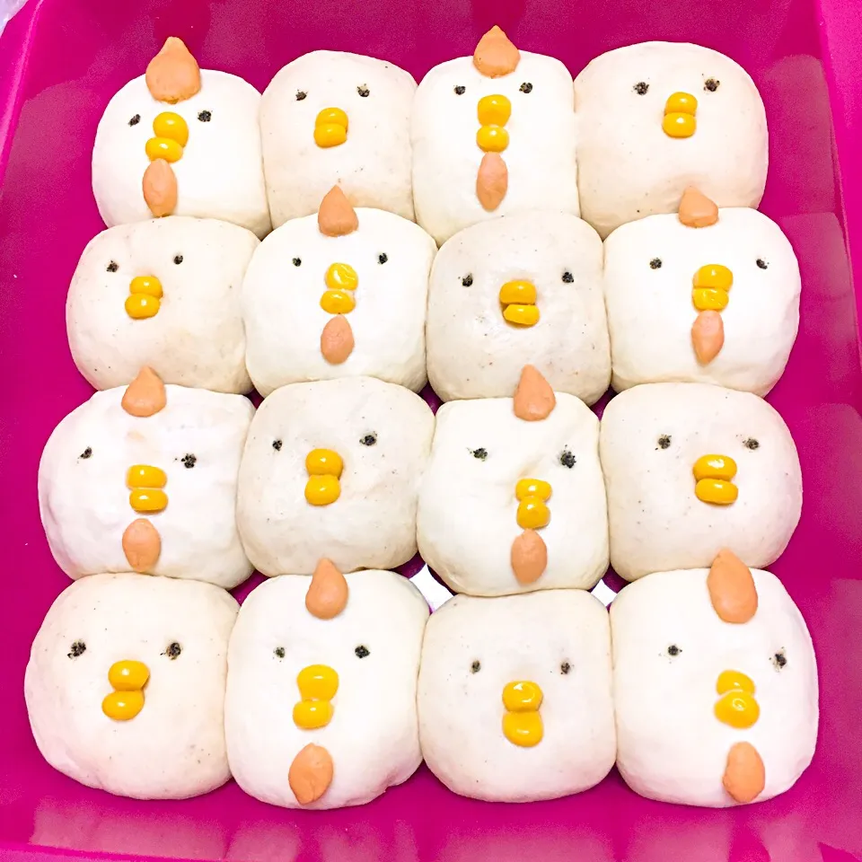 Snapdishの料理写真:ちぎりパン🐔🐤|あすかさん