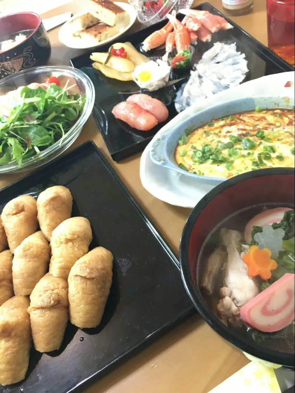 Snapdishの料理写真:明けましておめでとうございます╰(*´︶`*)╯|さくたえさん