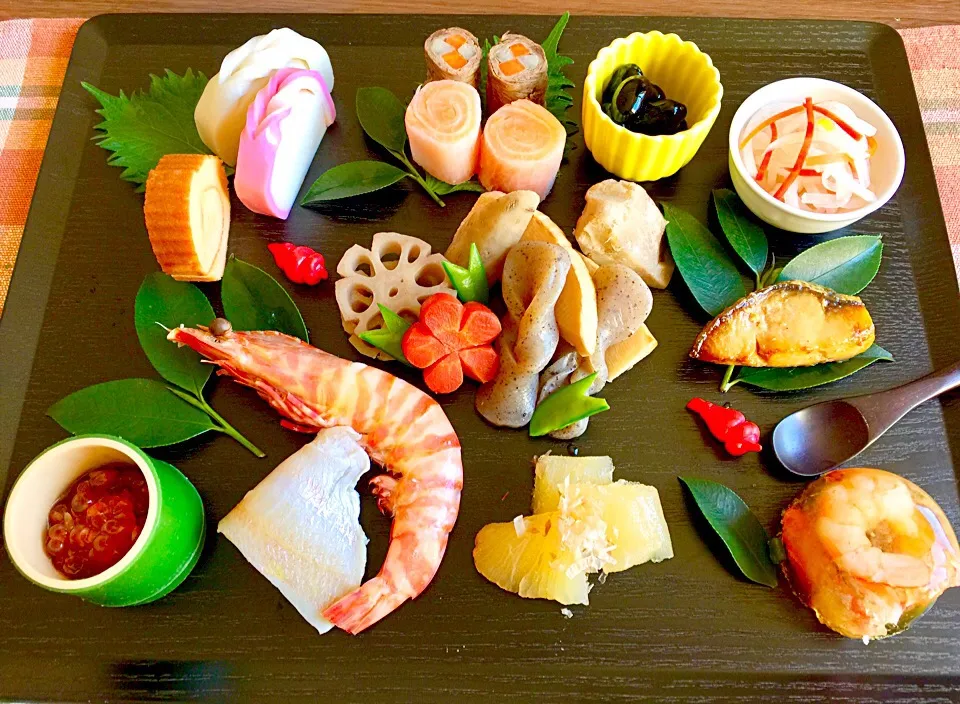 Snapdishの料理写真:🎍ワンプレートおせち🎍|KANAさん