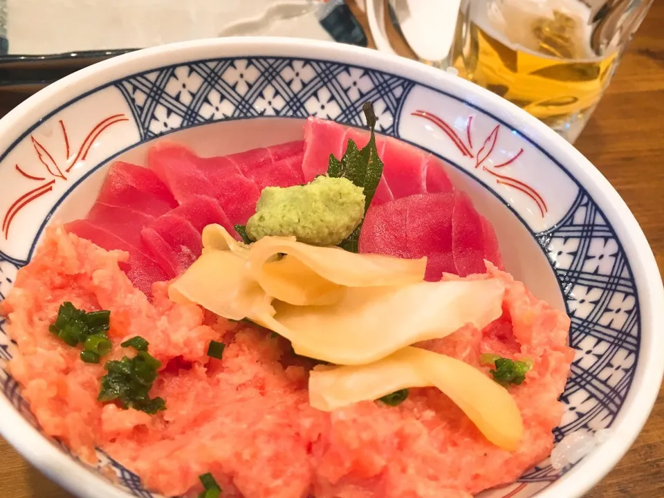 Snapdishの料理写真:磯丸水産 マグロねぎとろ丼|山岡 未知さん