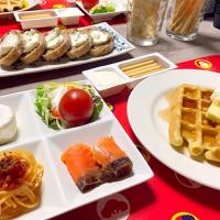 新年なのにワッフル╰(*´︶`*)╯