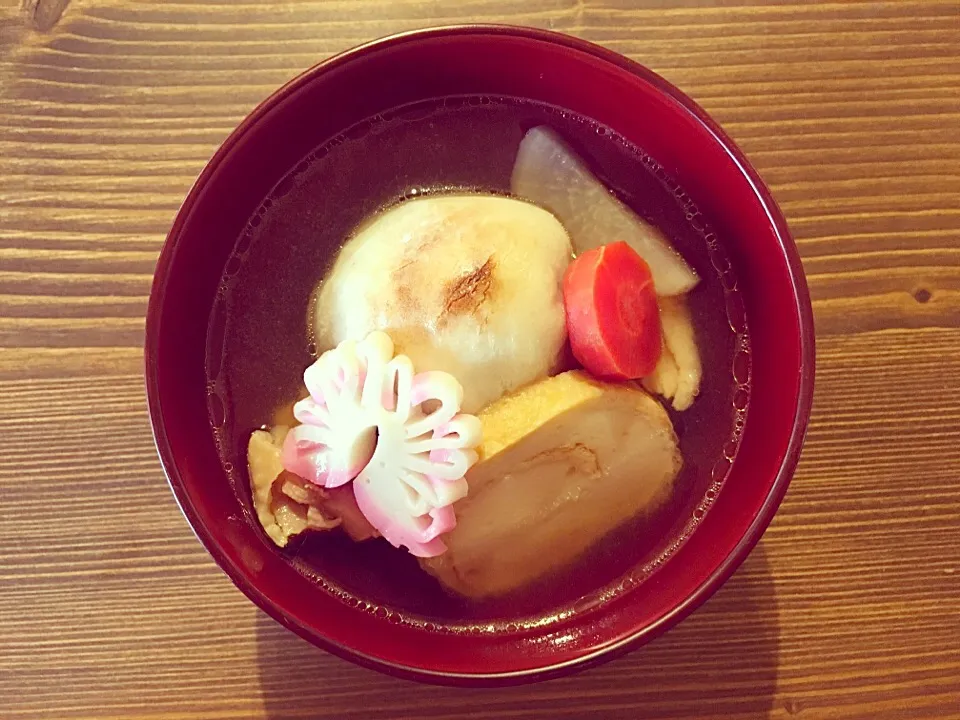 鶏のお出汁でお雑煮|まいさん