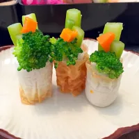 Snapdishの料理写真:かまぼこ門松🎍|みさきさん