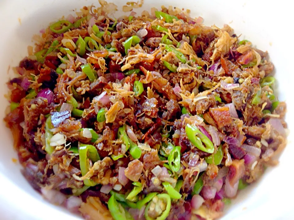 Snapdishの料理写真:PiNoY PorK SiSiG|GeMzKiTchさん