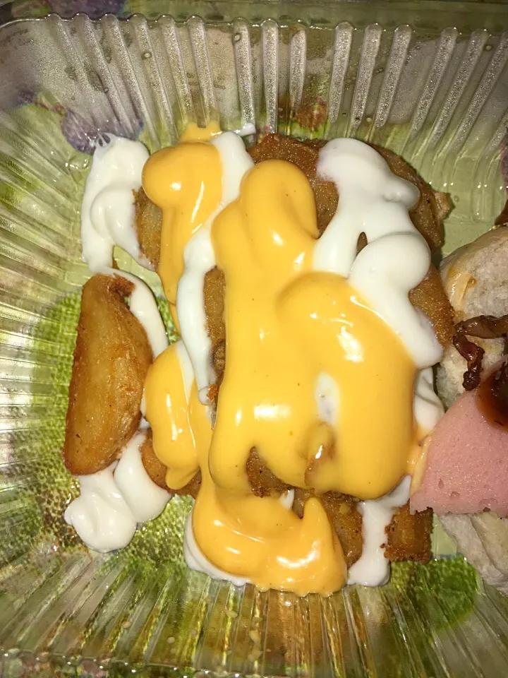 Snapdishの料理写真:Chezzy Mayo Wedges|LiLoBiskiTzさん