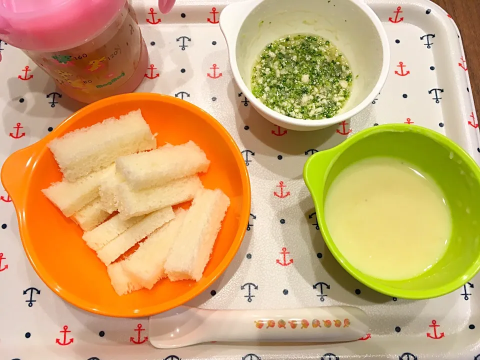 Snapdishの料理写真:#離乳食 122日目(朝食)|Yuiさん