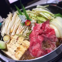 Snapdishの料理写真:年越しすき焼き|※Akiさん