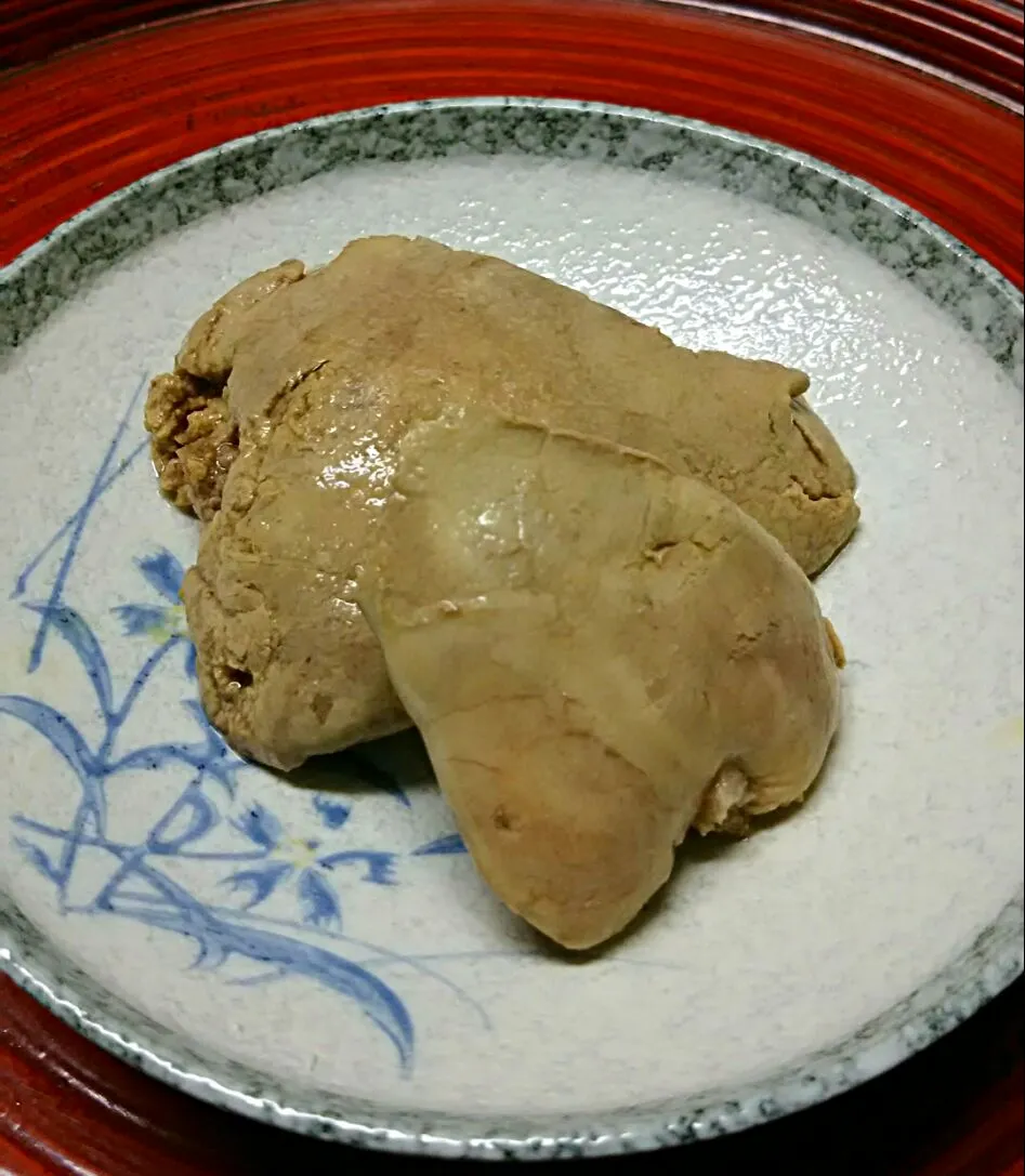 ハマチの肝をあん肝風に😋|あらいぐまのしっぽさん