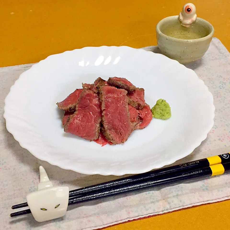 牛もも肉のころがし焼き!  (^-^)|Kei Satoさん