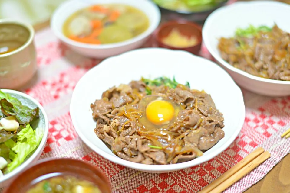 すき焼きの残りのお肉で、松阪牛の牛丼～😃|さわ太郎さん