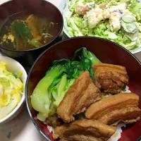 角煮丼を作った|tetsudayoさん