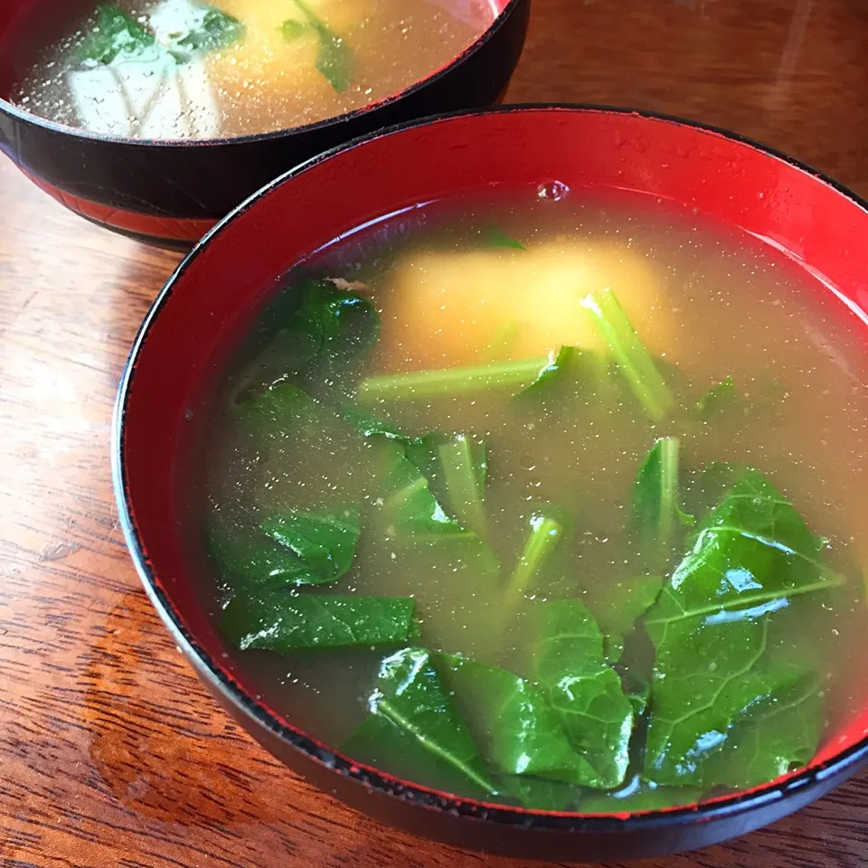 もち菜のお雑煮|エノーラさん