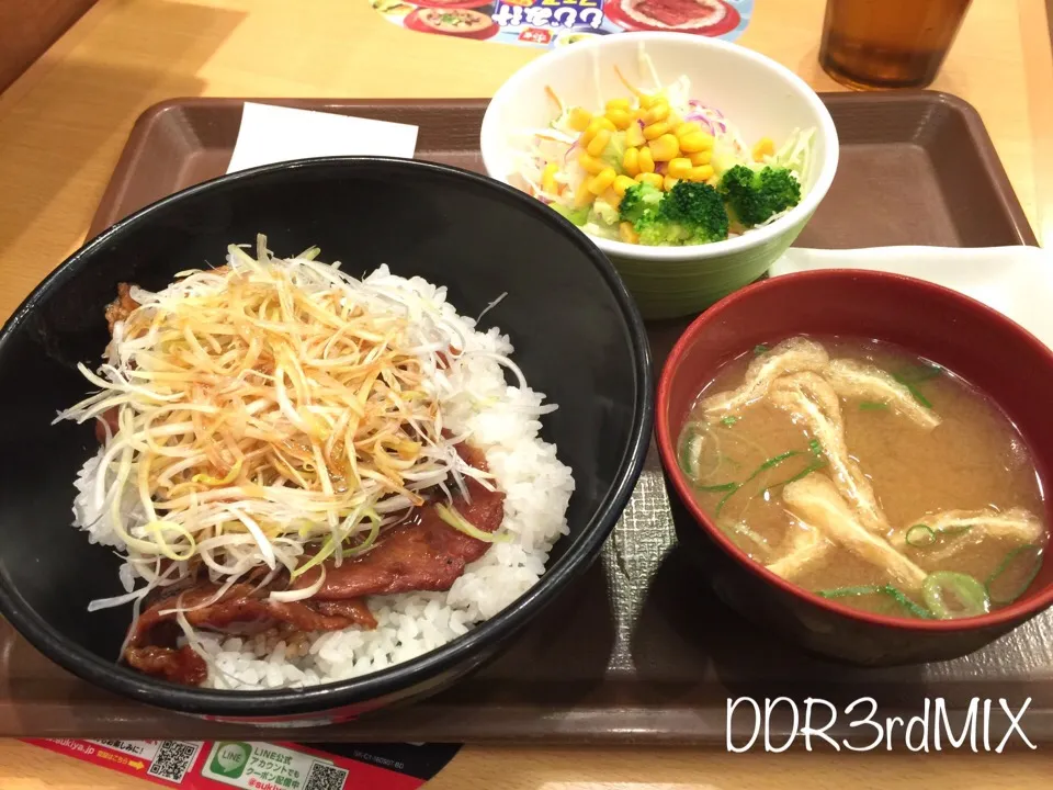 Snapdishの料理写真:すき家 築地四丁目店で期間限定 炭火豚丼|ddr3rdmixさん