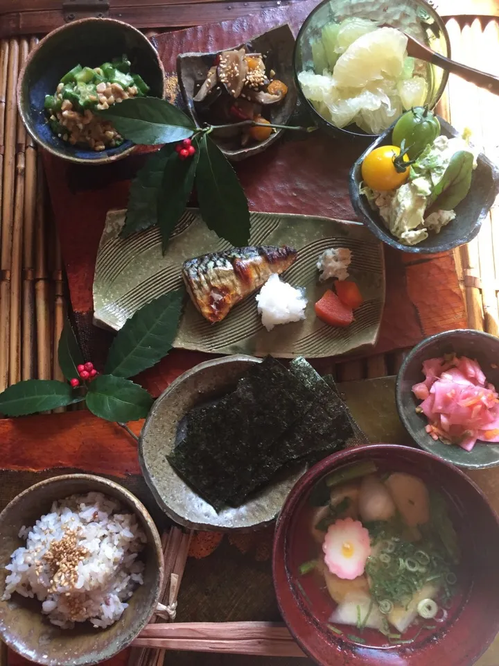 Snapdishの料理写真:今年、4日目の生姜三昧朝ごはん🍚|麦チョコさん