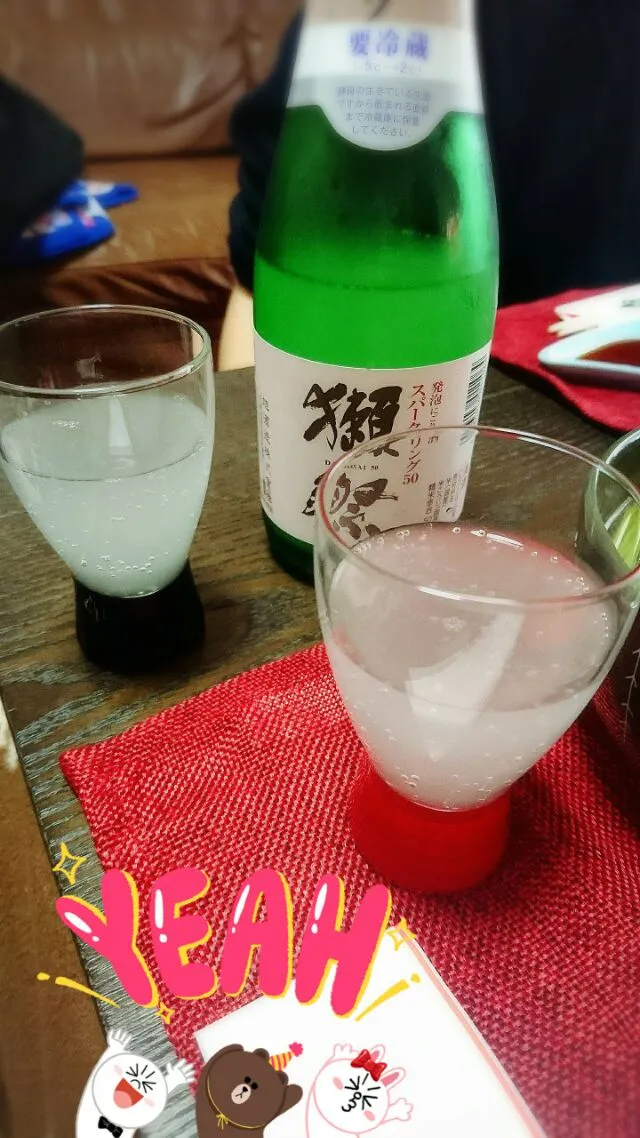 Snapdishの料理写真:獺祭スパークリング|めぐまげさん