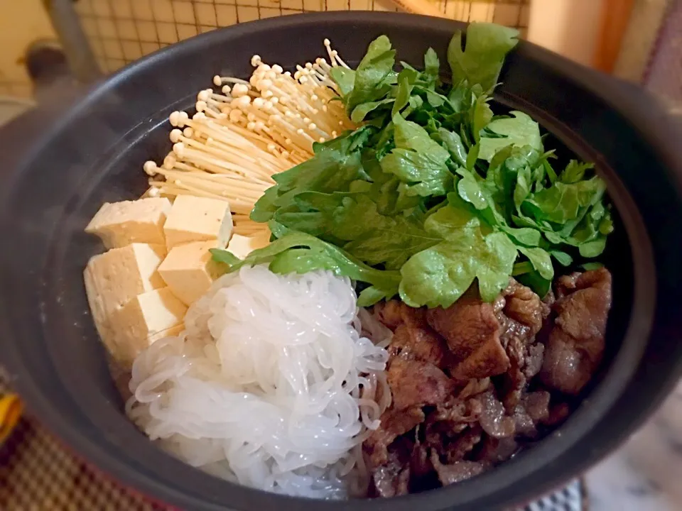 Dinner for tonight#sukiyaki#leftover|Babyluv Cabrera Ocampoさん