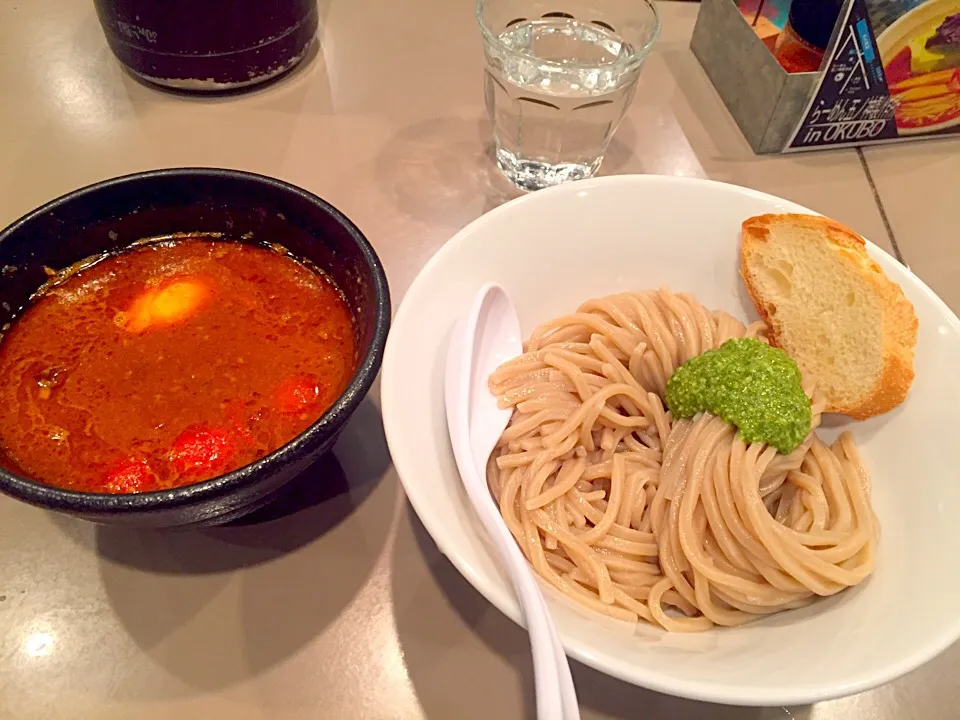 五ノ神製麺所・トマト海老つけ麺|るい姉さん