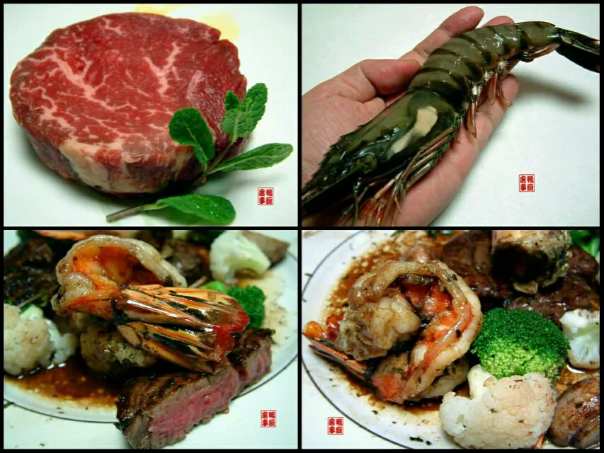 Snapdishの料理写真:surf and turf|steven z.y.さん