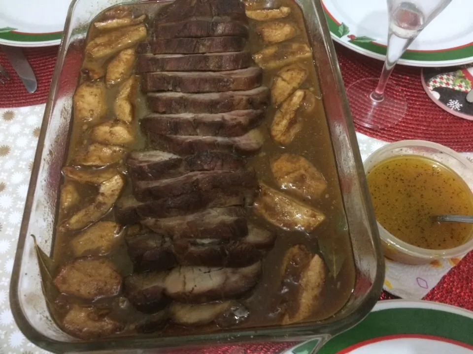 Cerdo al horno con manzanas|Justo Romeroさん