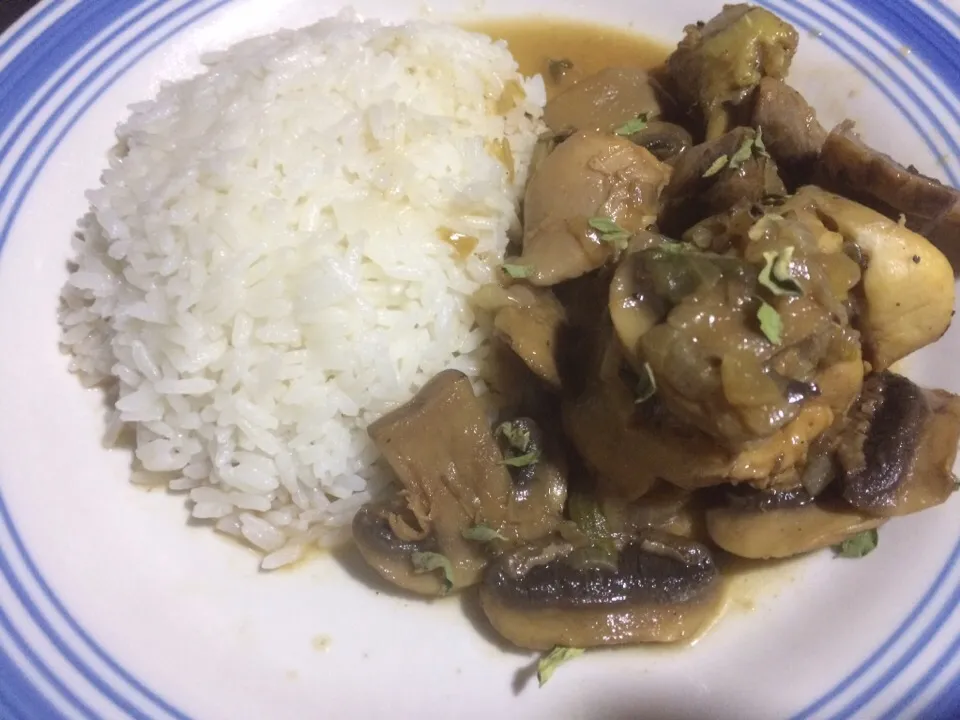 Pollo con champiñones|Justo Romeroさん