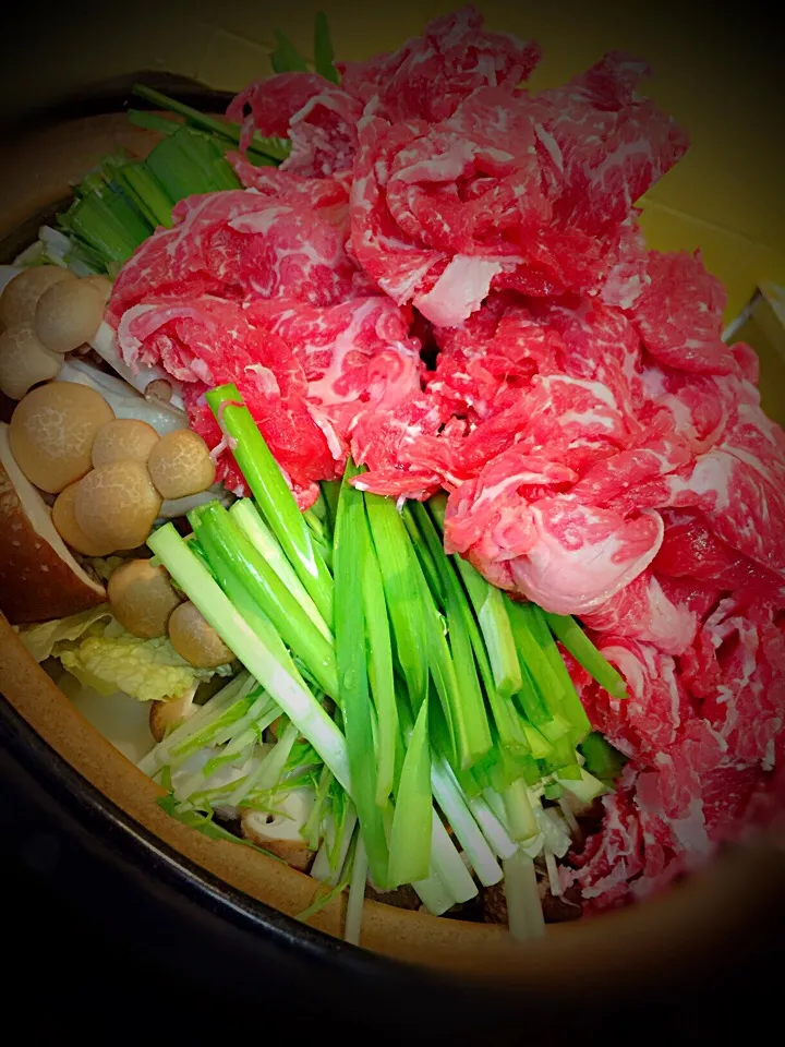 beef and vegetables kimuchii flavor hotpot|Laarni Nabongさん