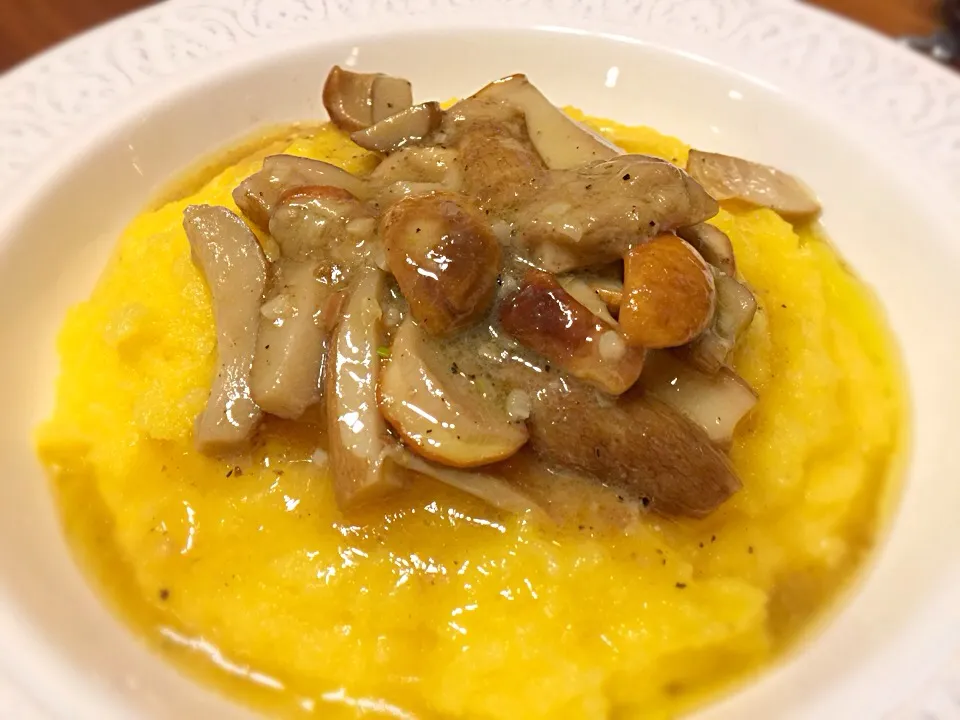 Polenta con Funghi Porcini|Fabio  Palmieriさん