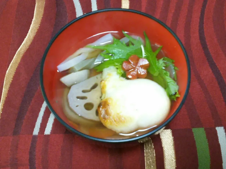おせちの残りもので おすましのお雑煮|hamamaさん