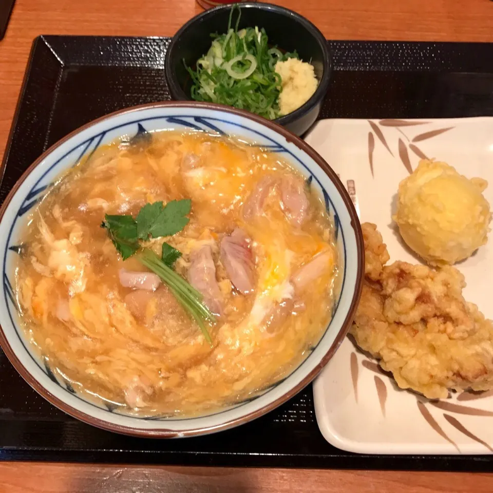 親子あんかけうどん|chacoさん