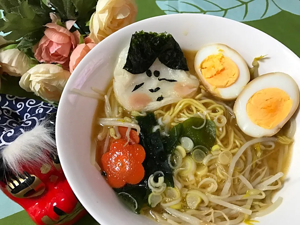 お雑煮味噌ラーメン😊|noeさん