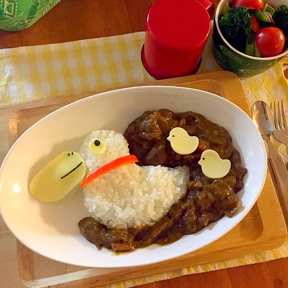 アヒル(のつもり)カレー🍛|てんさん