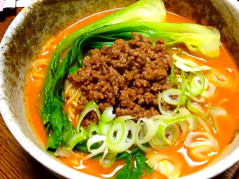 ✨DANDAN noodle? TANTANMEN is what we call this dish...担々麺...白ごまペーストたっぷり！😋✨|🌺Sanntina🌺さん