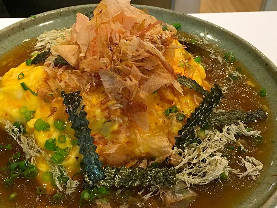 梅とカツオの和風オムライス|ようさん