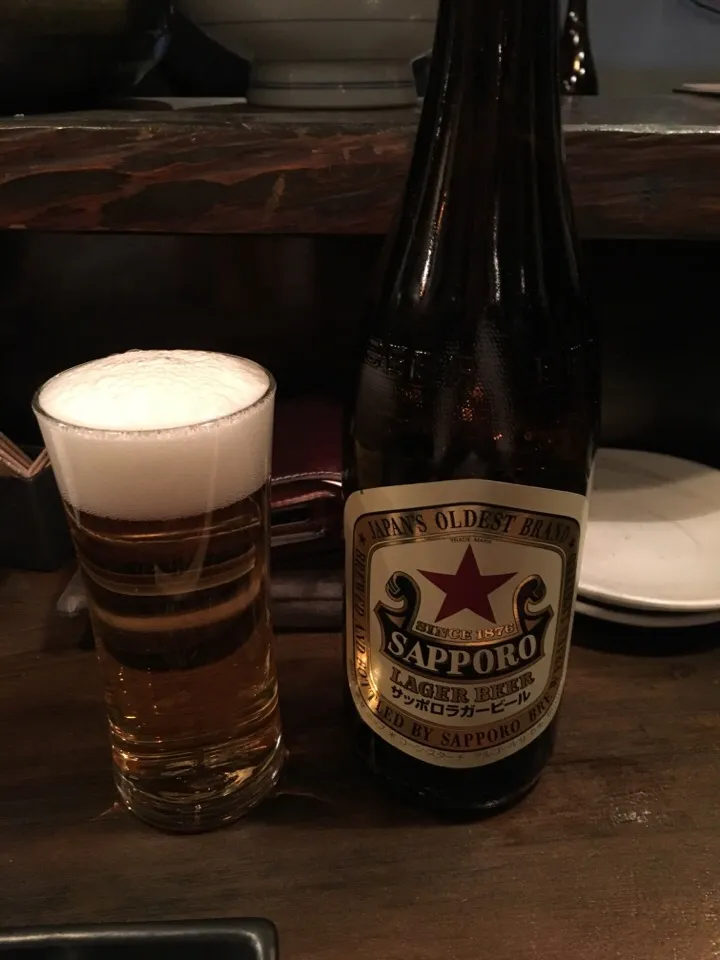 Snapdishの料理写真:Sapporo Lager Beer|PegaOさん