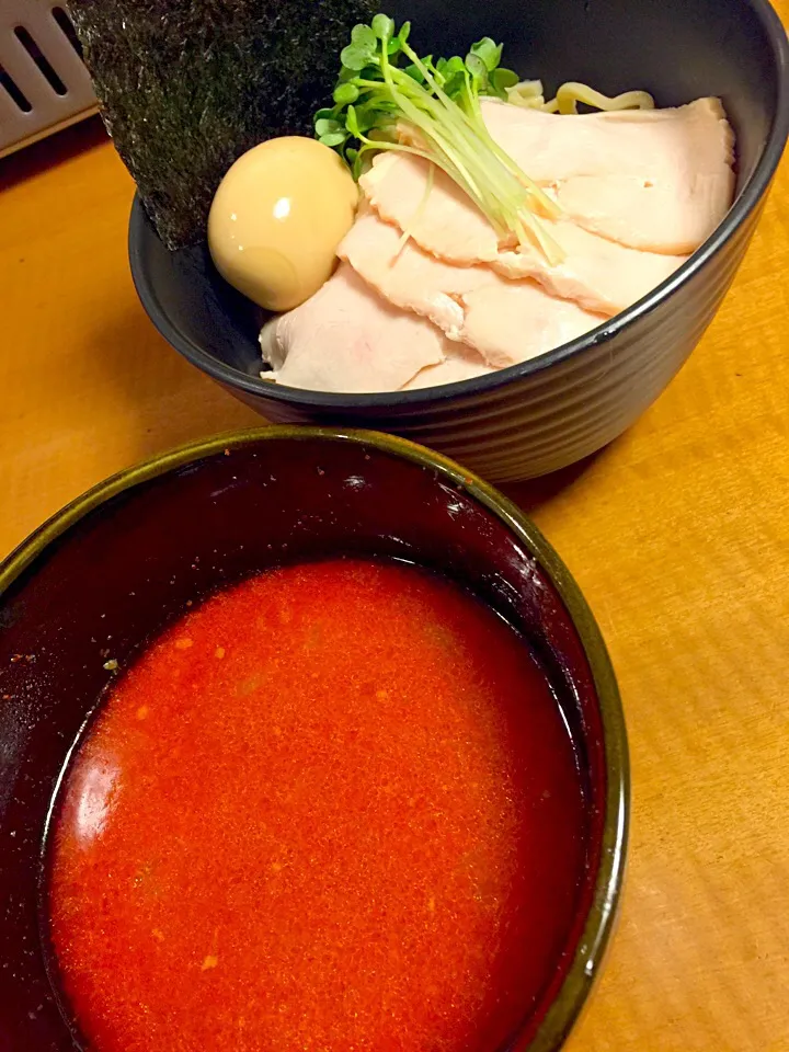 鶏白湯サルサつけ麺|中華蕎麦 銀時さん