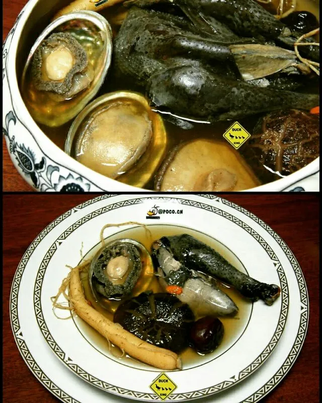 silken chicken with abalone and ginseng|steven z.y.さん