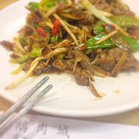 台湾 羊の炒めもの