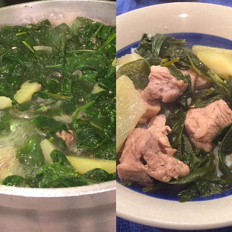 Snapdishの料理写真:Tamarind Soup 🍜 "Sinigang" Mmm yum!  #soupforcoldweather|Alma's Home Kitchenさん