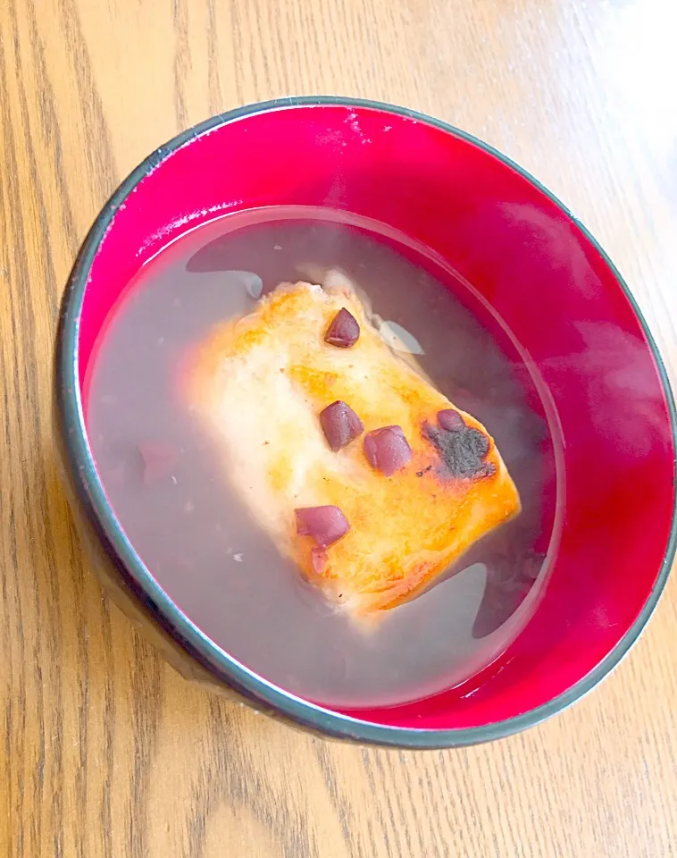 鏡開き！
焼き餅のおしるこ♡|おいもちゃんさん