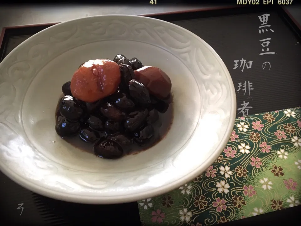 おたんこ食堂さんに教えて頂いた
黒豆の珈琲煮☕️|yucca@さん