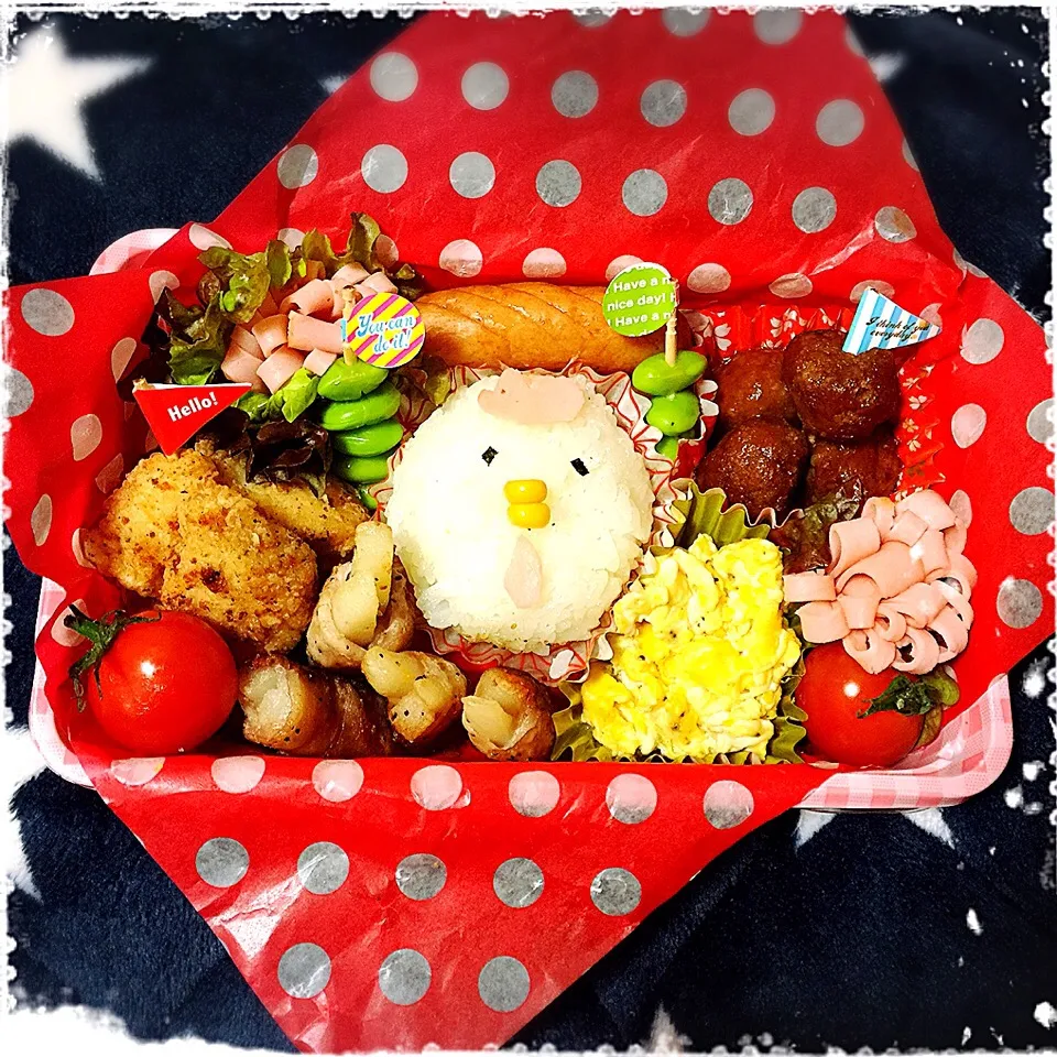 Snapdishの料理写真:お兄、合宿弁当🍱|やっちゃんさん