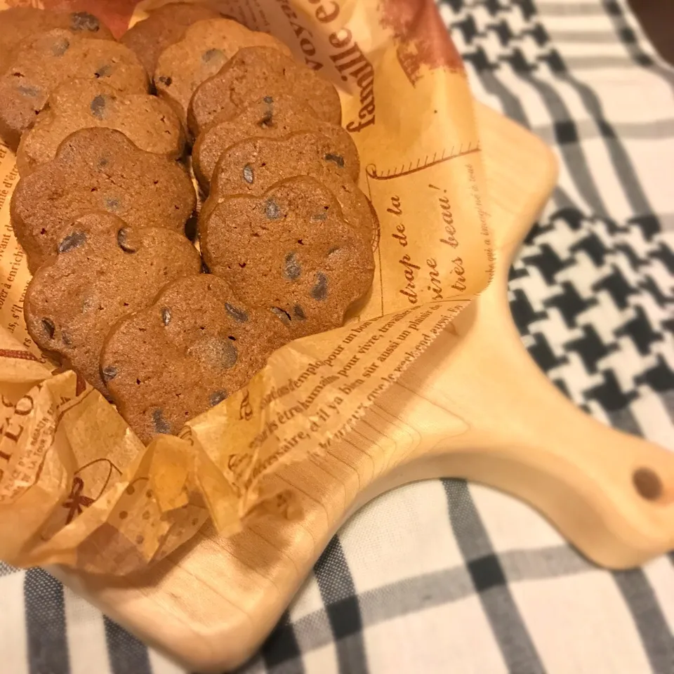 Snapdishの料理写真:🍪チョコチップクッキー🍪|みかろさん